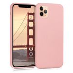 Husa pentru Apple iPhone 11 Pro Max, Silicon, Rose Gold, 49789.89 fotografia produsului