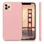 Husa pentru Apple iPhone 11 Pro Max, Silicon, Rose Gold, 49789.89 fotografia produsului View 2 S