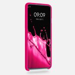 Husa pentru OnePlus 8T, Silicon, Roz, 53683.77 fotografia produsului View 3 S