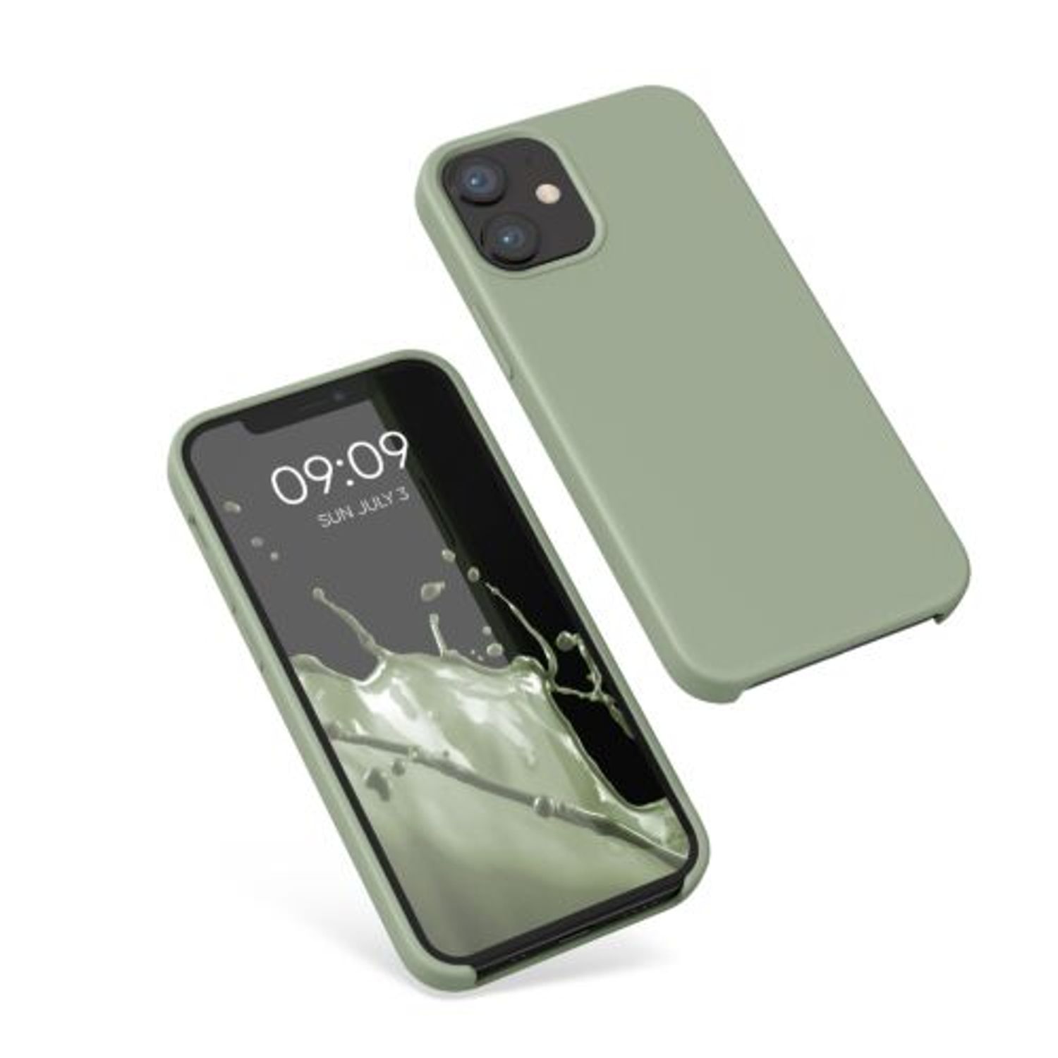 Husa pentru Apple iPhone 12 Mini, Silicon, Verde, 52640.172 fotografia produsului View 2 L