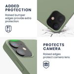 Husa pentru Apple iPhone 12 Mini, Silicon, Verde, 52640.172 fotografia produsului View 4 S