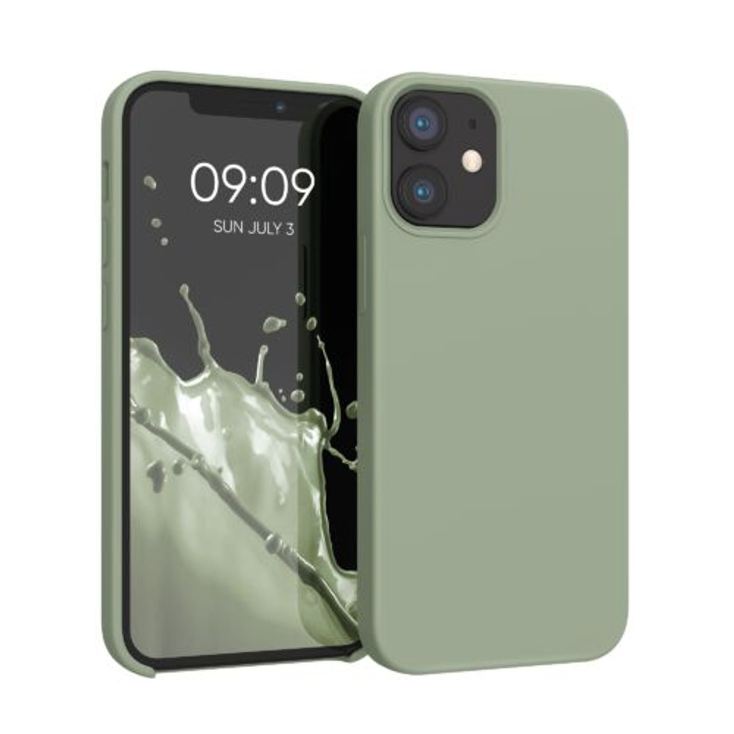 Husa pentru Apple iPhone 12 Mini, Silicon, Verde, 52640.172 fotografia produsului
