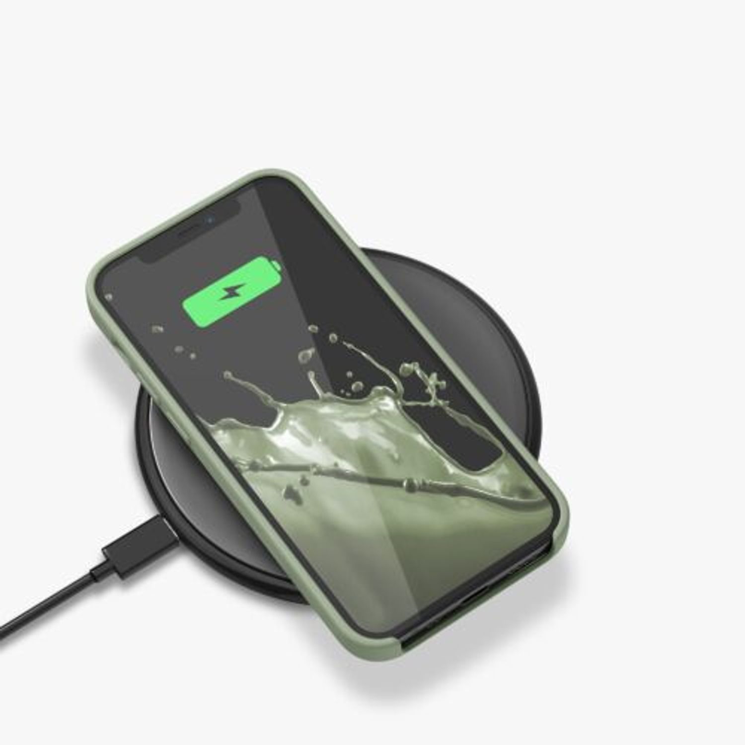 Husa pentru Apple iPhone 12 Mini, Silicon, Verde, 52640.172 fotografia produsului View 11 L