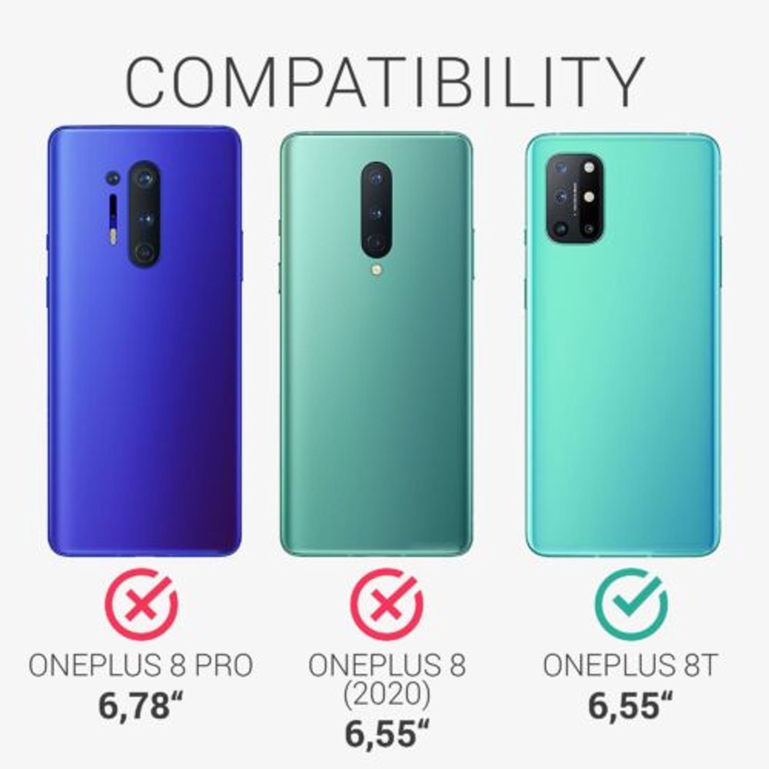 Husa pentru OnePlus 8T, Silicon, Verde, 53683.57 fotografia produsului View 6 L