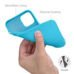 Husa pentru iPhone 12 Pro Max, Silicon, Albastru, 52714.223 fotografia produsului View 4 S