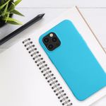 Husa pentru iPhone 12 Pro Max, Silicon, Albastru, 52714.223 fotografia produsului View 3 S