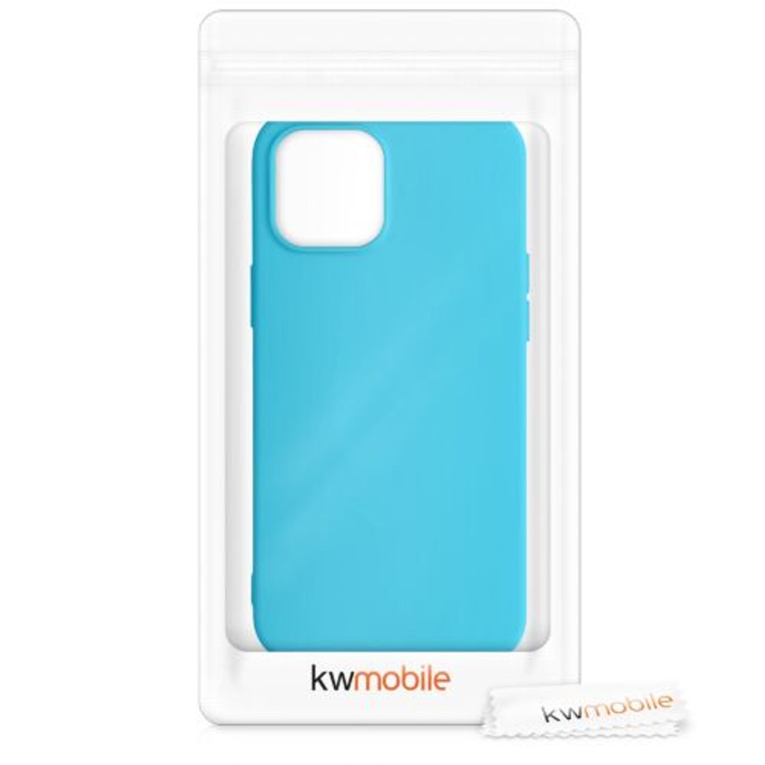 Husa pentru iPhone 12 Pro Max, Silicon, Albastru, 52714.223 fotografia produsului View 7 L