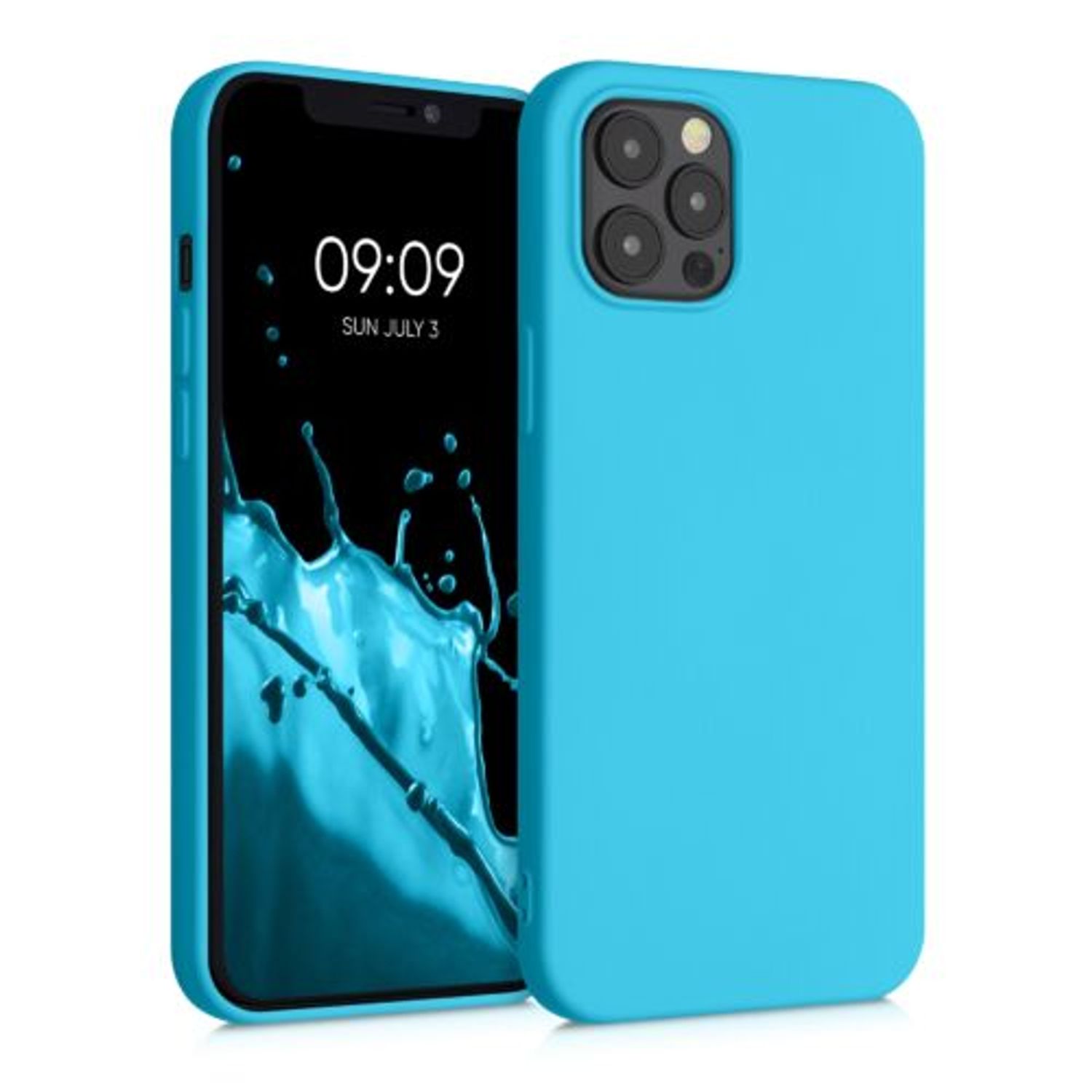 Husa pentru iPhone 12 Pro Max, Silicon, Albastru, 52714.223 fotografia produsului