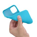 Husa pentru iPhone 12 Pro Max, Silicon, Albastru, 52714.223 fotografia produsului View 8 S