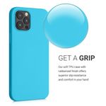 Husa pentru iPhone 12 Pro Max, Silicon, Albastru, 52714.223 fotografia produsului View 5 S