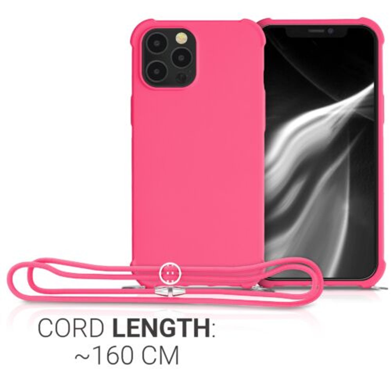 Husa pentru Apple iPhone 12 Pro Max, Silicon, Roz, 54140.77 fotografia produsului View 4 L