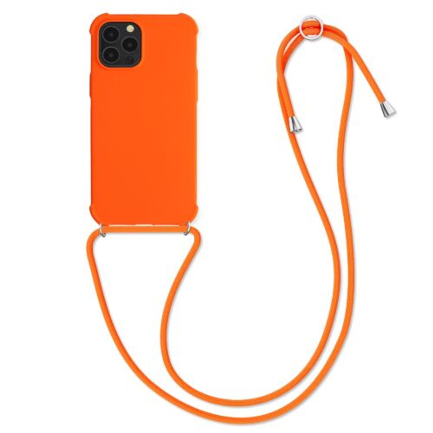 Husa pentru iPhone 12 Pro Max, Silicon, Portocaliu, 54140.150 fotografia produsului