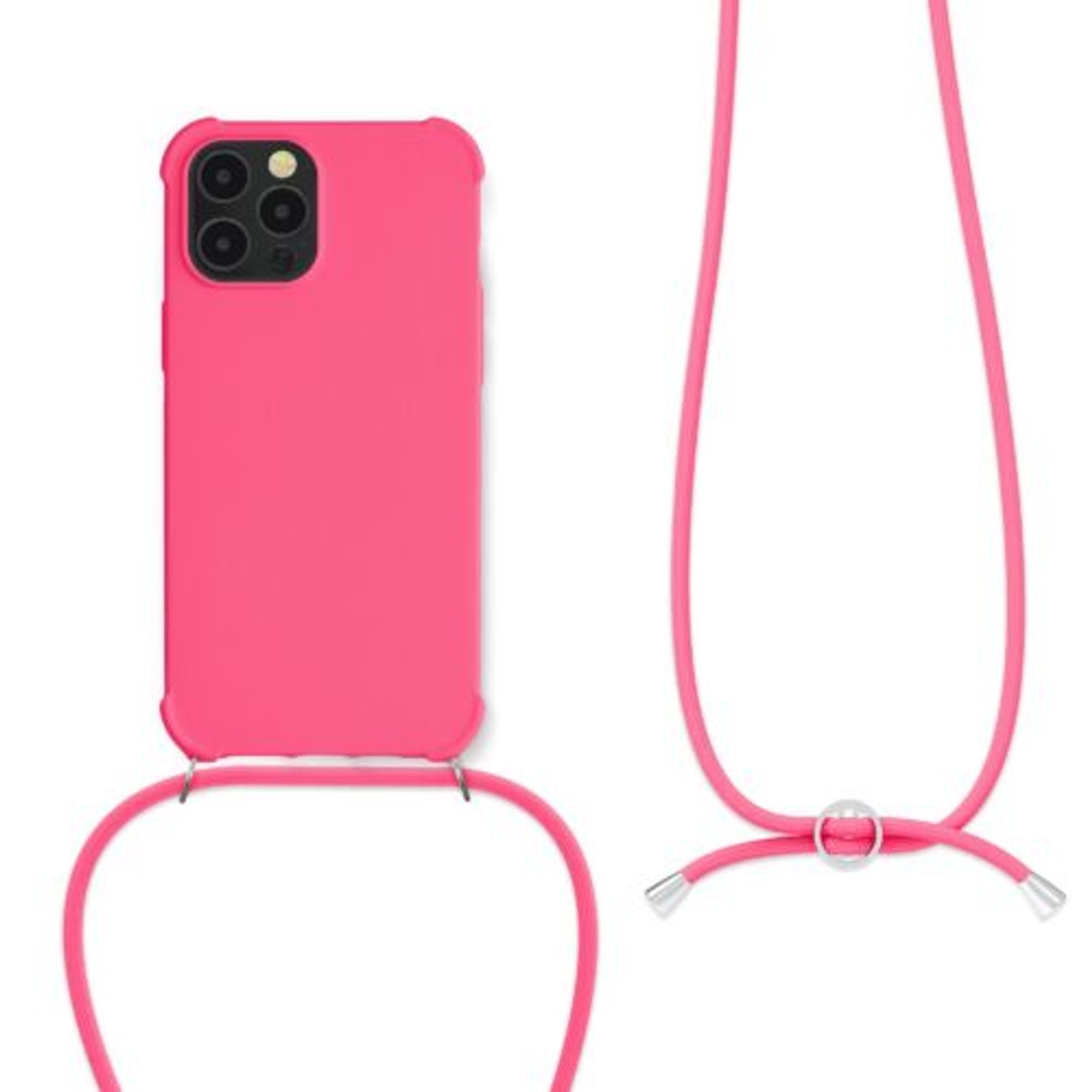 Husa pentru Apple iPhone 12 Pro Max, Silicon, Roz, 54140.77 fotografia produsului View 2 L