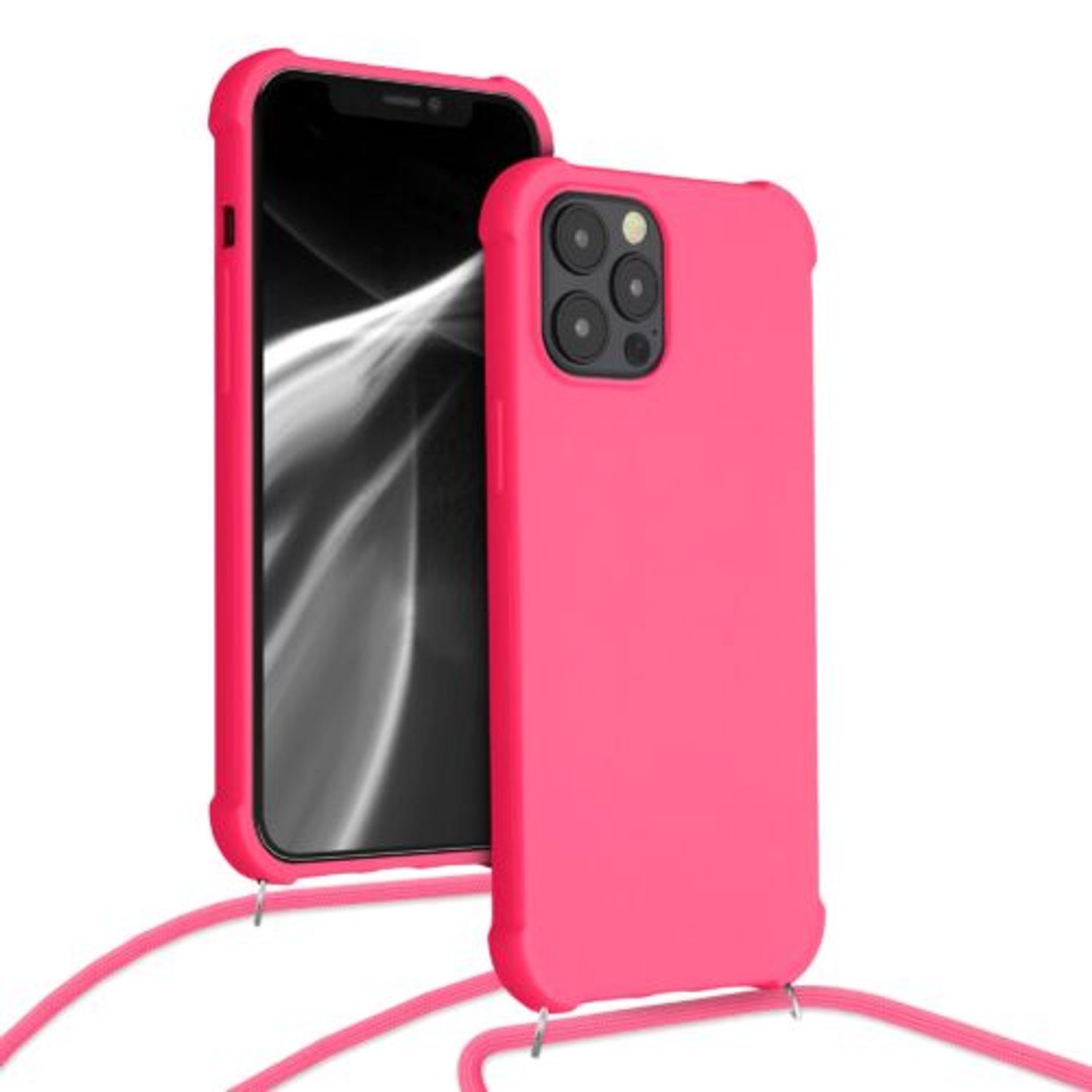 Husa pentru Apple iPhone 12 Pro Max, Silicon, Roz, 54140.77 fotografia produsului View 5 L