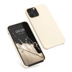 Husa pentru Apple iPhone 12 Pro Max, Silicon, Crem, 52644.16 fotografia produsului View 2 S