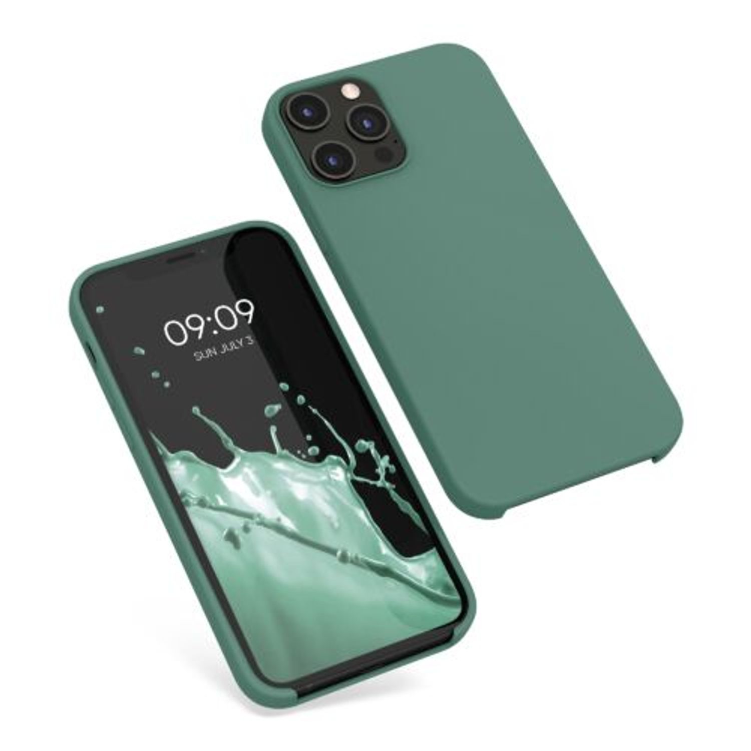 Husa pentru Apple iPhone 12 Pro Max, Silicon, Verde, 52644.166 fotografia produsului View 2 L
