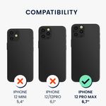Husa pentru Apple iPhone 12 Pro Max, Silicon, Verde, 52644.166 fotografia produsului View 5 S
