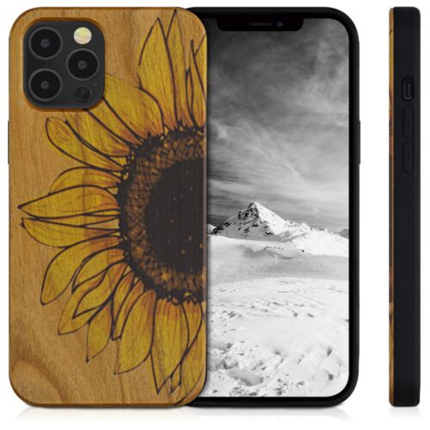 Husa pentru Apple iPhone 12 Pro Max, Lemn, Multicolor, 52736.03 fotografia produsului View 2 L
