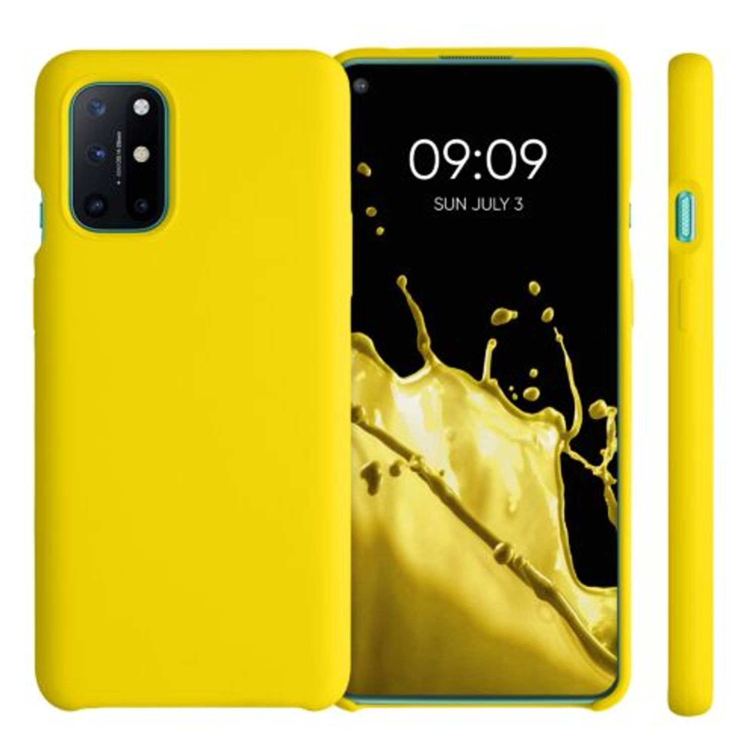 Husa pentru OnePlus 8T, Silicon, Galben, 53683.165 fotografia produsului View 2 L
