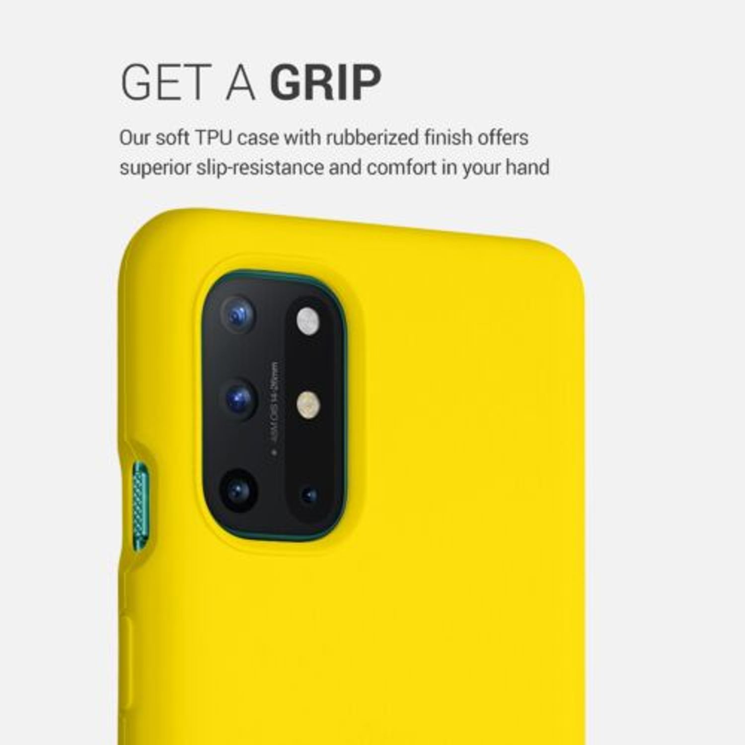 Husa pentru OnePlus 8T, Silicon, Galben, 53683.165 fotografia produsului View 4 L