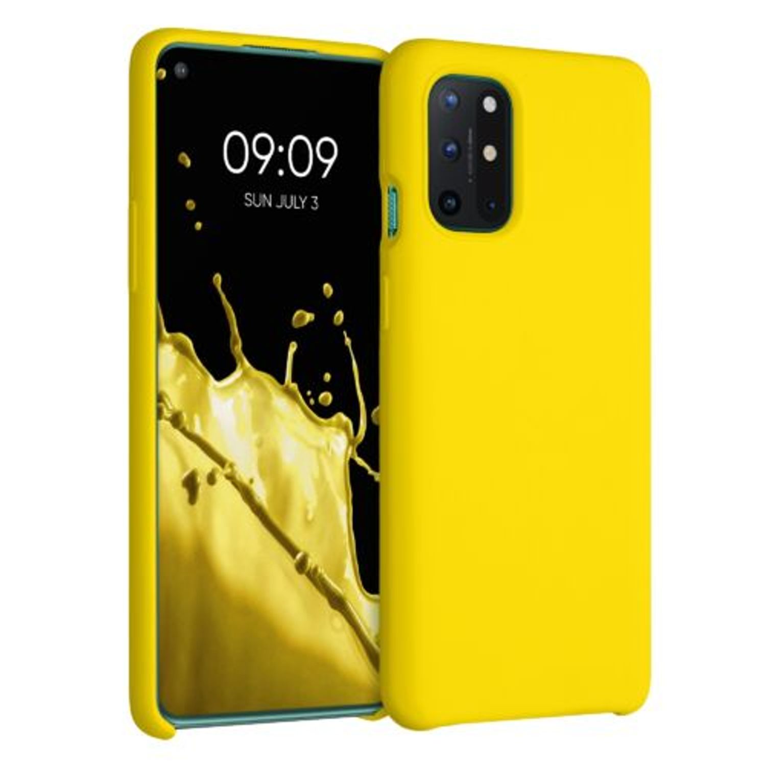 Husa pentru OnePlus 8T, Silicon, Galben, 53683.165 fotografia produsului