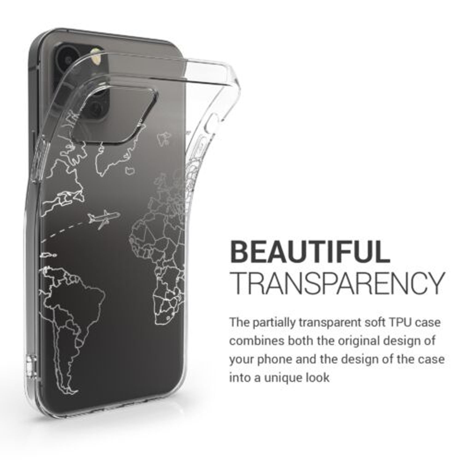 Husa pentru Apple iPhone 12 Pro Max, Silicon, Silver, 53037.02 fotografia produsului View 3 L