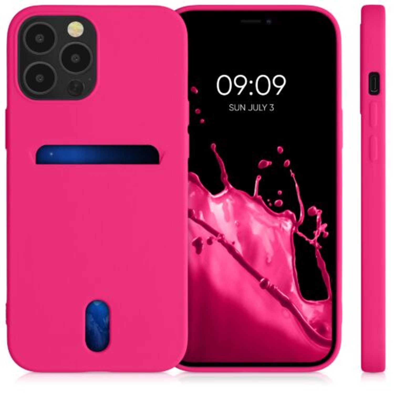 Husa pentru iPhone 12 Pro Max, Silicon, Roz, 54514.77 fotografia produsului View 2 L
