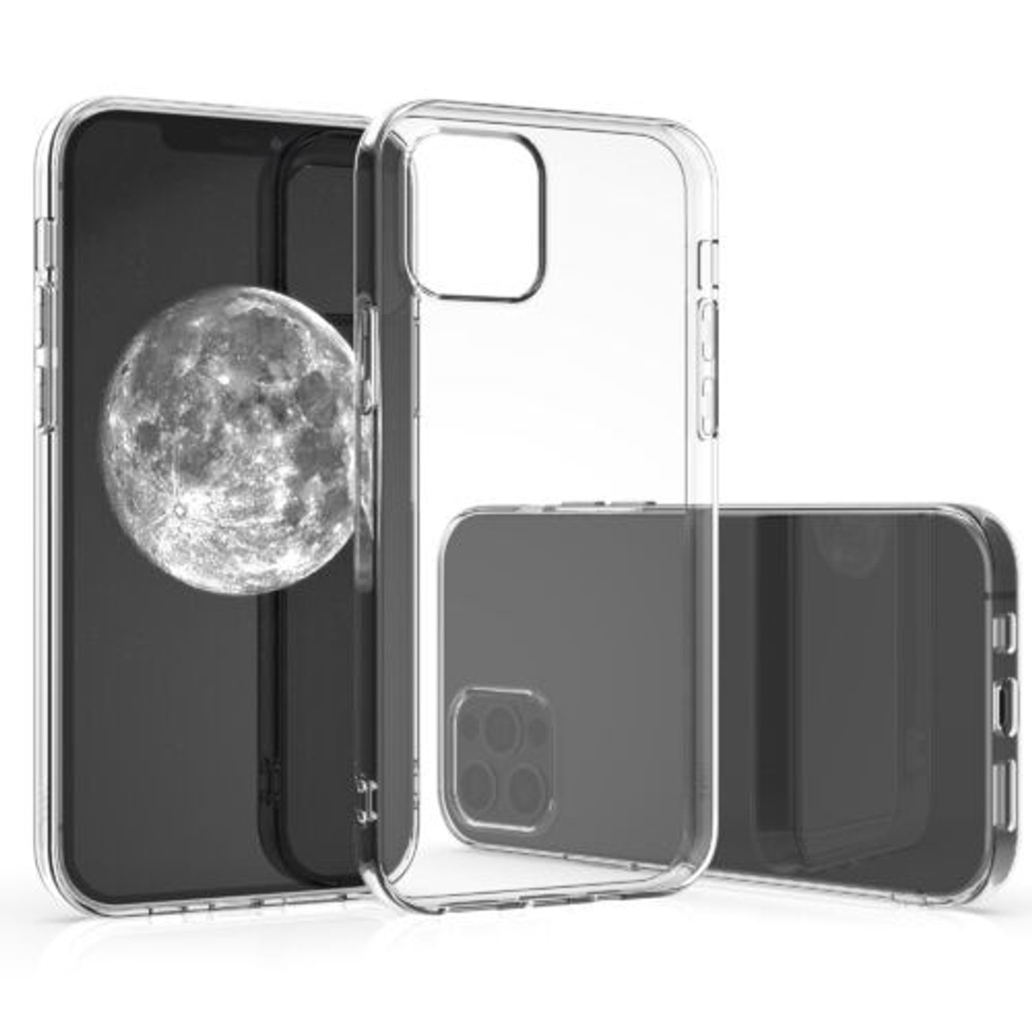 Husa pentru Apple iPhone 12 Pro Max, Silicon, Transparent, 54410.03 fotografia produsului View 10 L