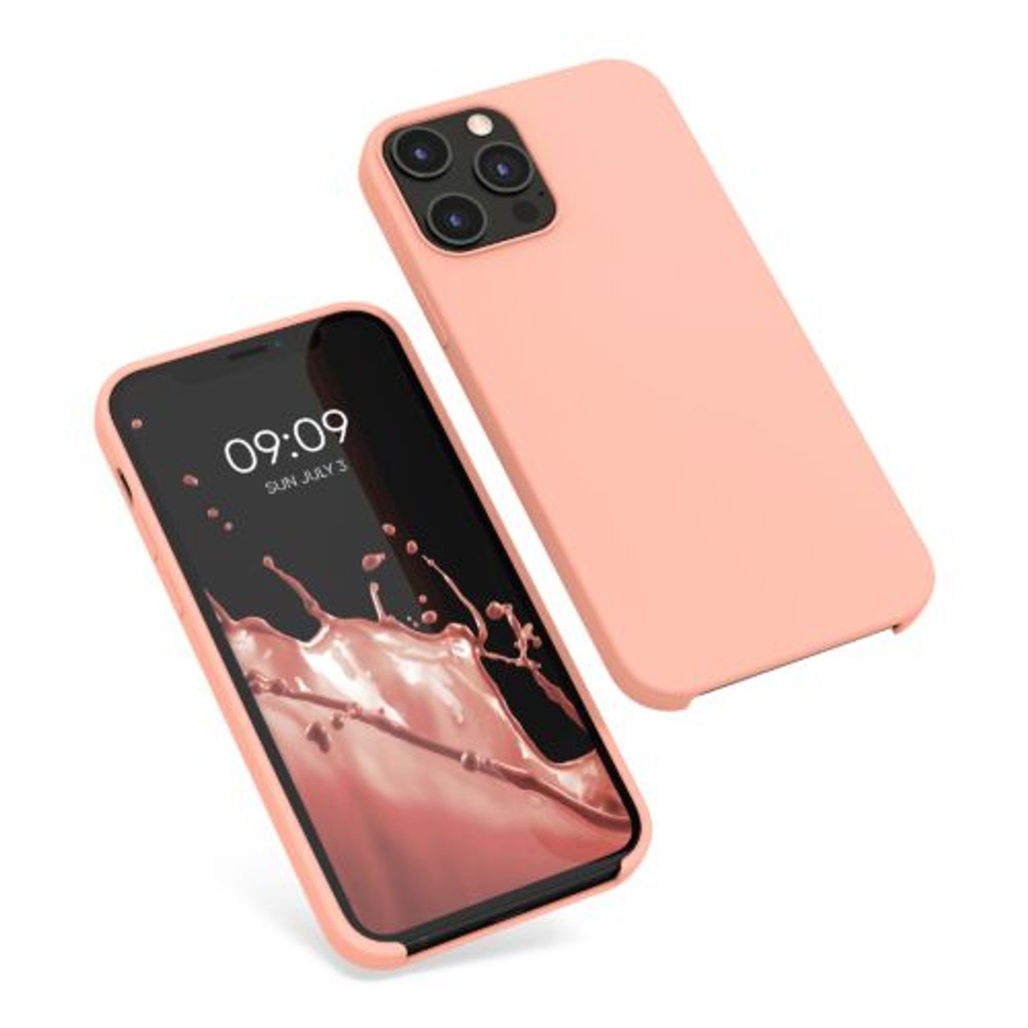 Husa pentru Apple iPhone 12 Pro Max, Silicon, Roz, 52644.199 fotografia produsului View 2 L