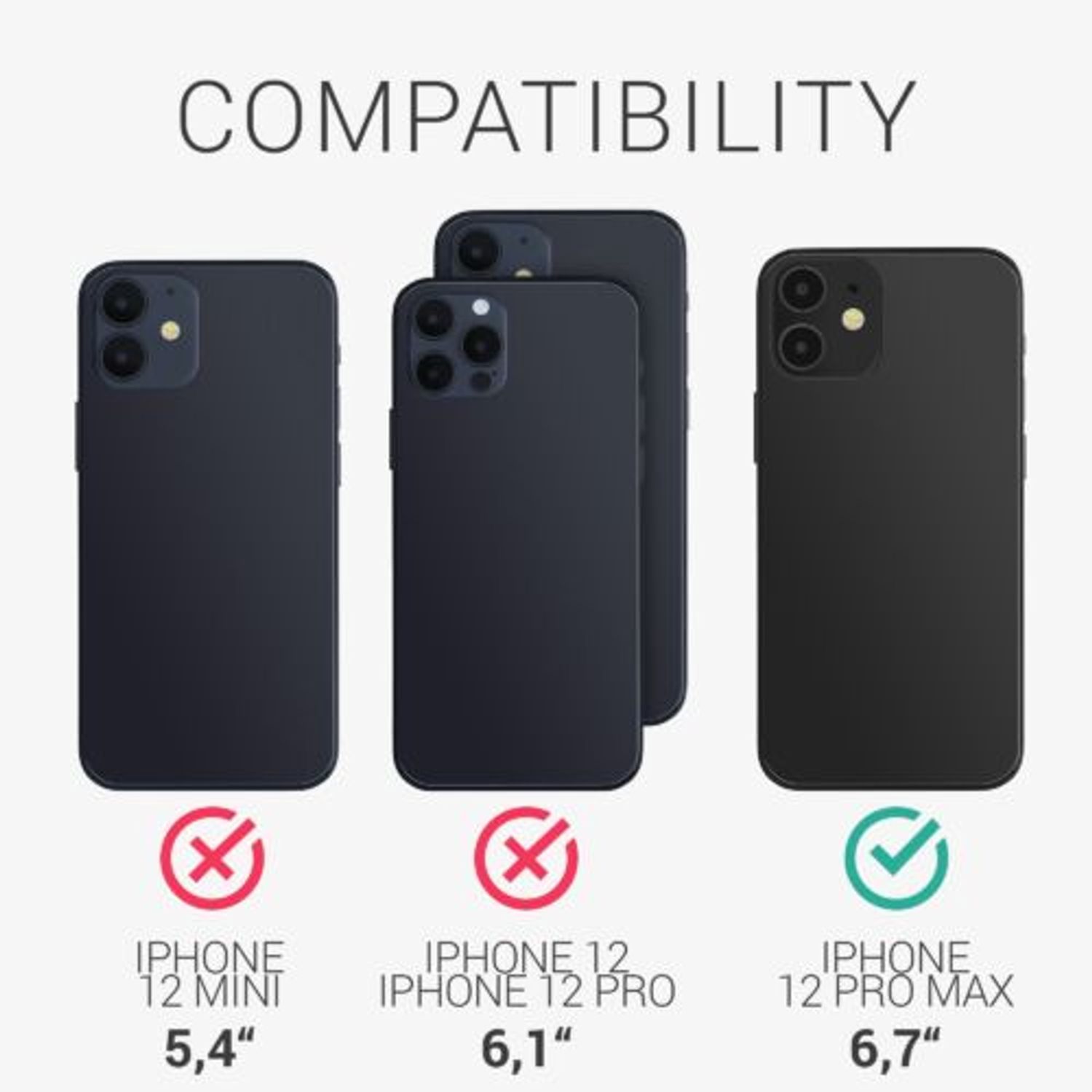 Husa pentru Apple iPhone 12 Pro Max, Silicon, Verde, 54490.75 fotografia produsului View 6 L