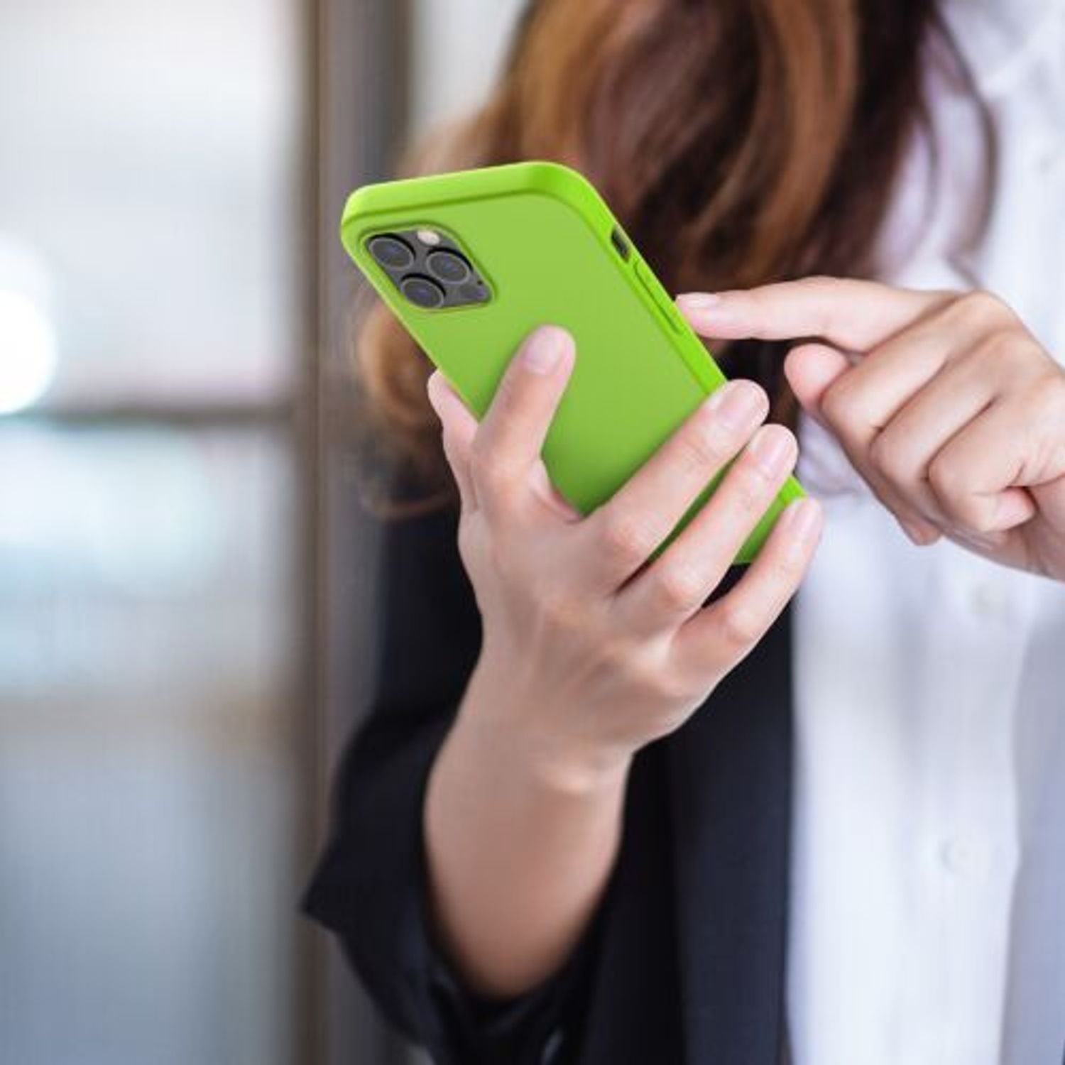 Husa pentru Apple iPhone 12 Pro Max, Silicon, Verde, 54490.75 fotografia produsului View 5 L