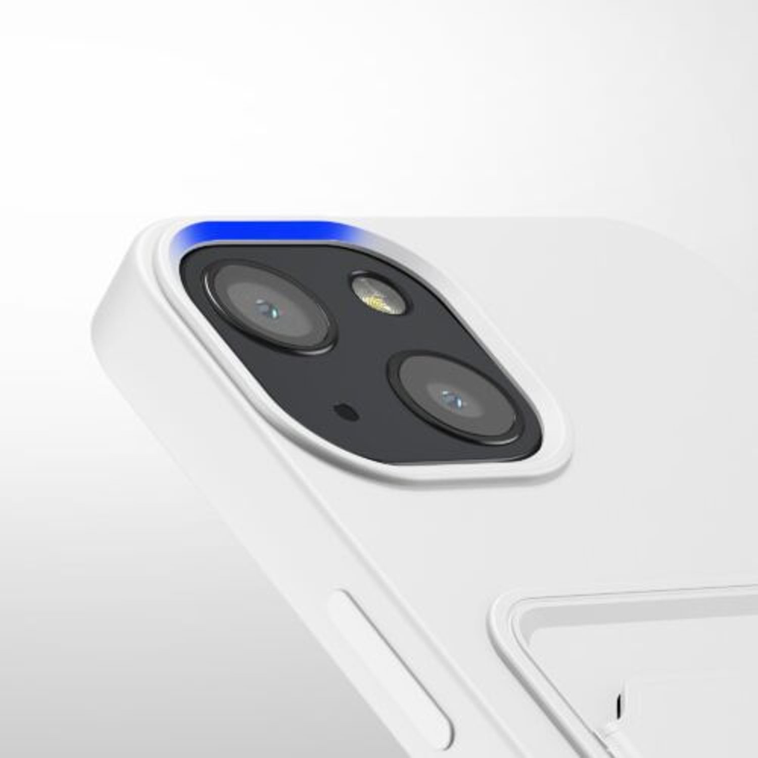 Husa pentru iPhone 13, Silicon, Alb, 55955.02 fotografia produsului View 7 L