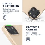 Husa pentru iPhone 13, Silicon, Crem, 55948.154 fotografia produsului View 7 S