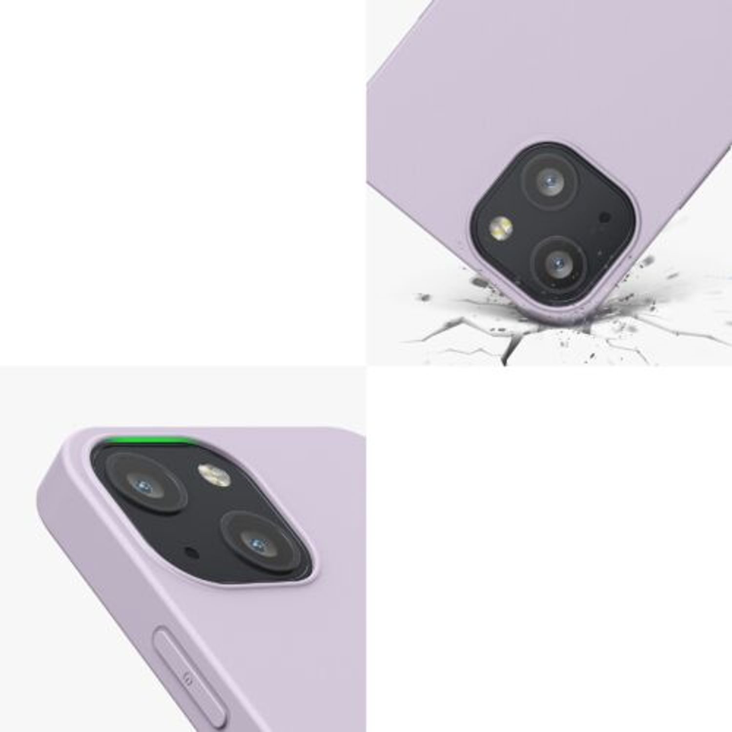 Husa pentru iPhone 13 Mini, Silicon, Mov, 55927.108 fotografia produsului View 7 L
