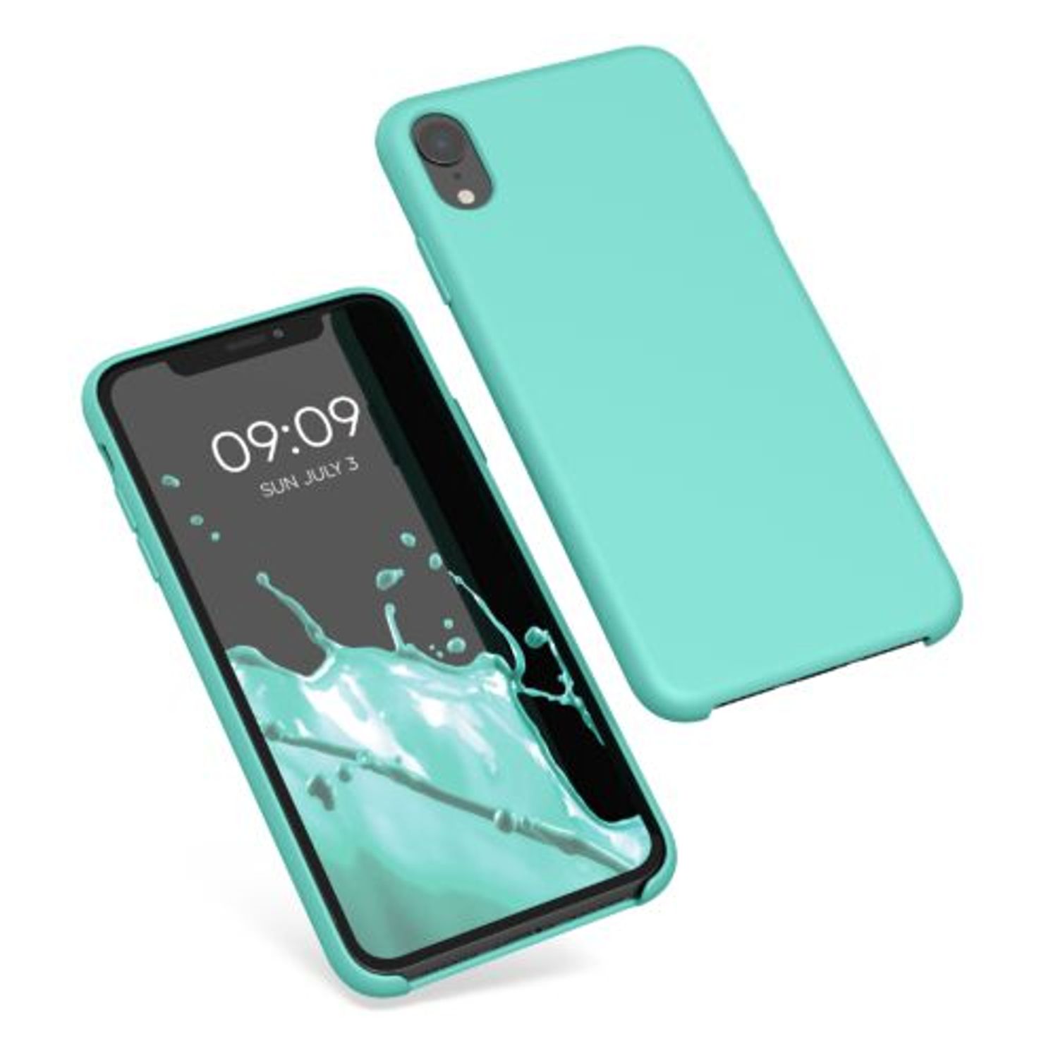 Husa pentru Apple iPhone XR, Silicon, Verde, 45910.37 fotografia produsului View 2 L