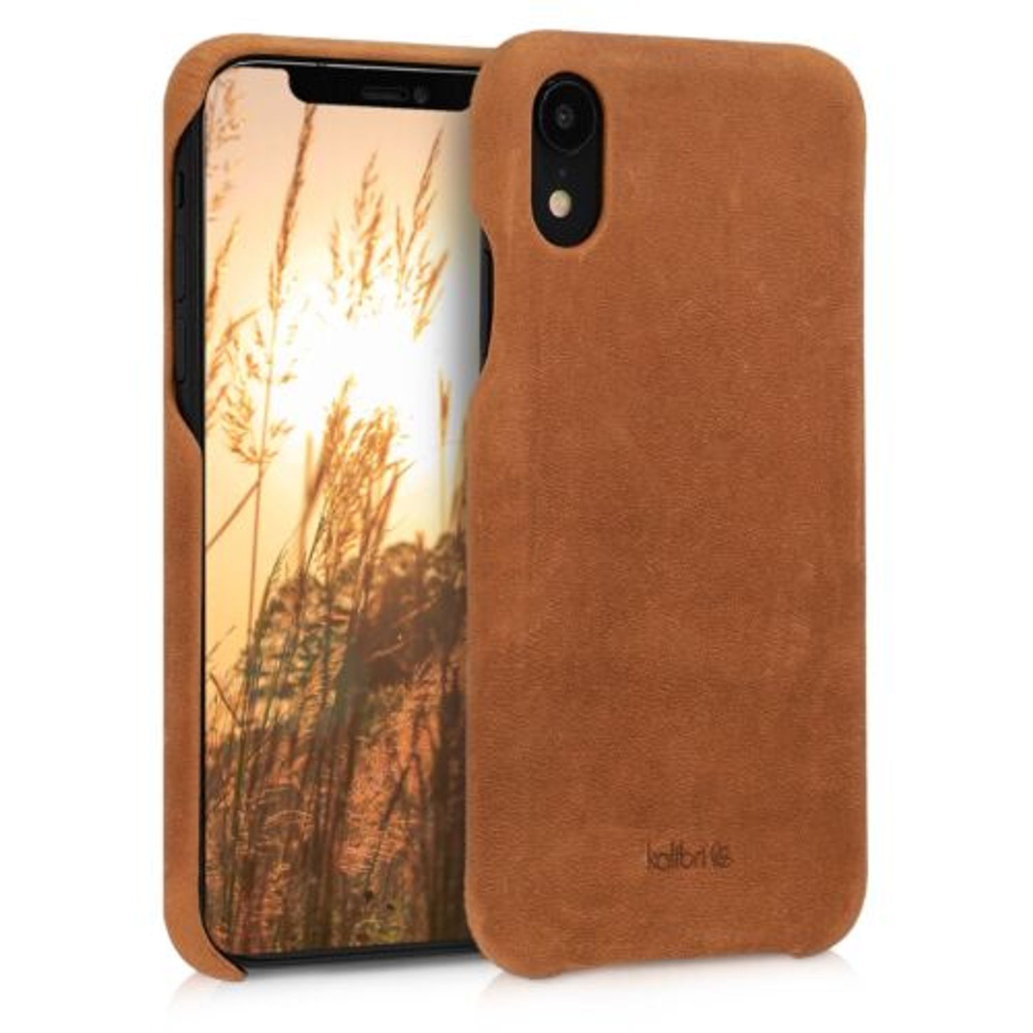 Husa pentru Apple iPhone XR, Piele naturala, Maro, 45955.24 fotografia produsului