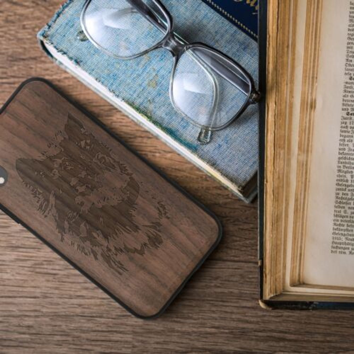 Husa pentru Apple iPhone XR, Lemn, Maro, 46748.04 fotografia produsului View 5 L