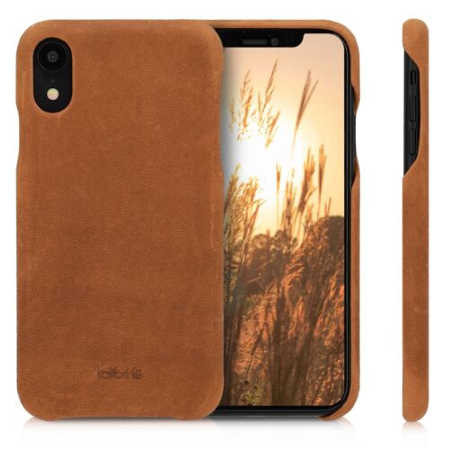Husa pentru Apple iPhone XR, Piele naturala, Maro, 45955.24 fotografia produsului View 2 L