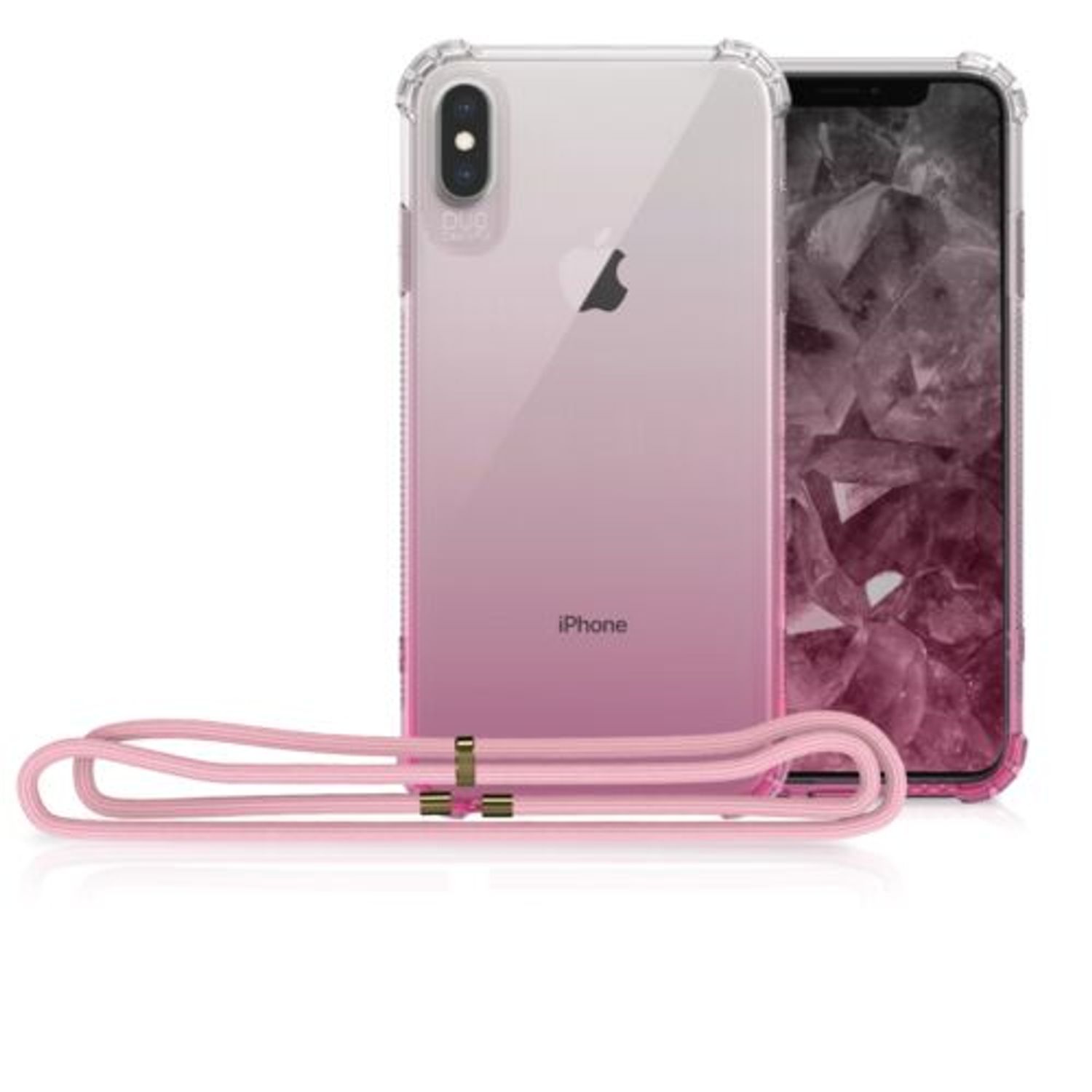Husa pentru Apple iPhone XS Max, Silicon, Roz, 49570.02 fotografia produsului View 8 L