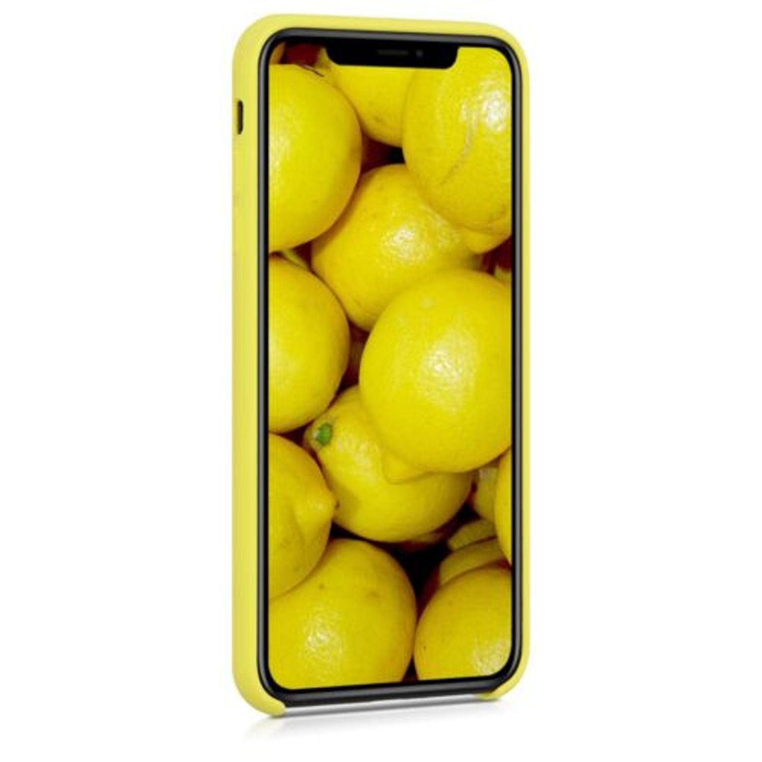 Husa pentru Apple iPhone XS Max, Silicon, Galben, 45909.30 fotografia produsului View 5 L