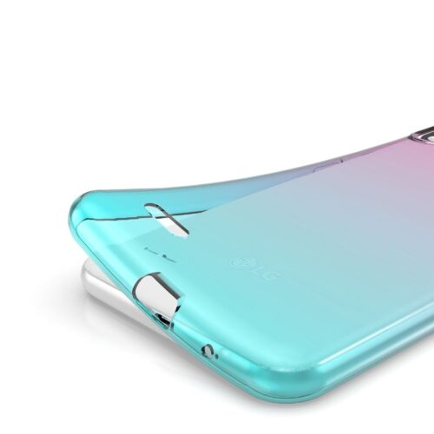 Husa pentru LG K22, Silicon, Roz, 53641.01 fotografia produsului View 8 L