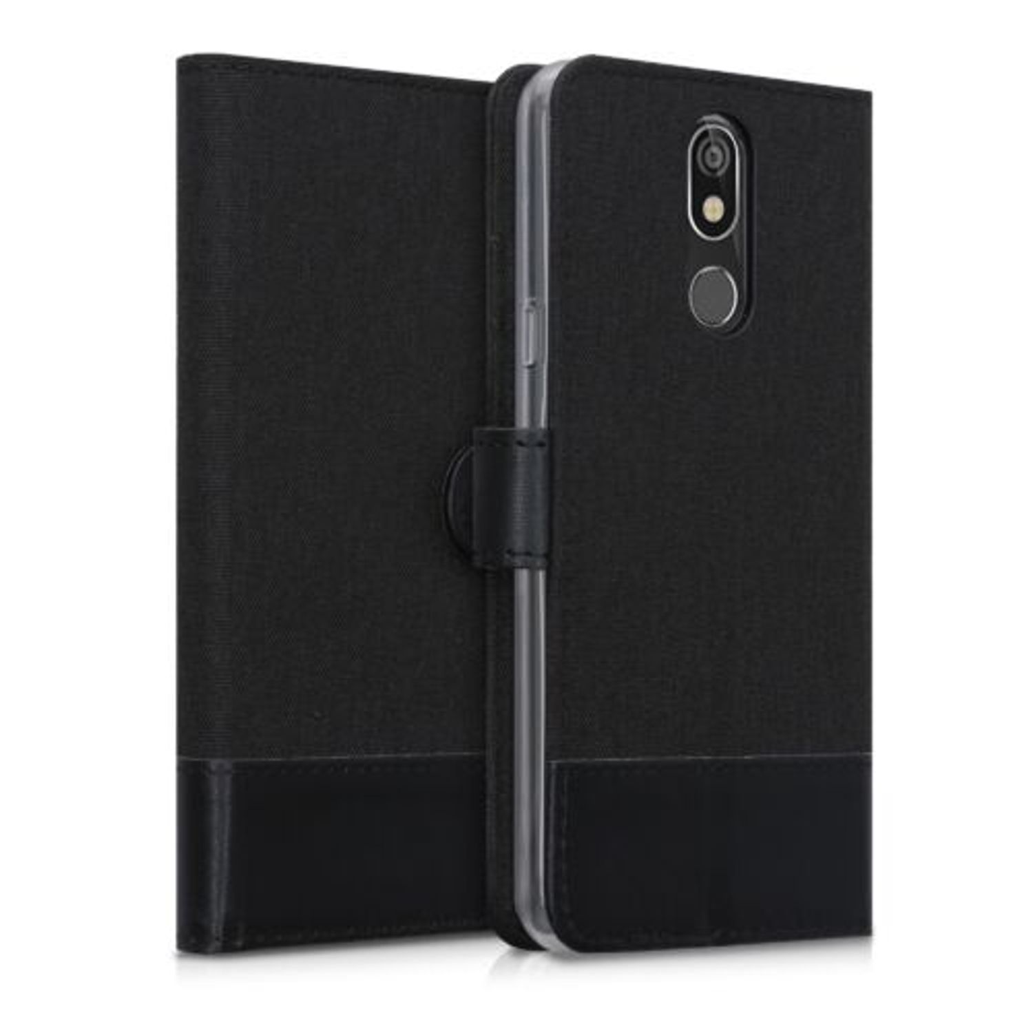 Husa pentru LG K40, Textil, Negru, 50468.73 fotografia produsului View 4 L