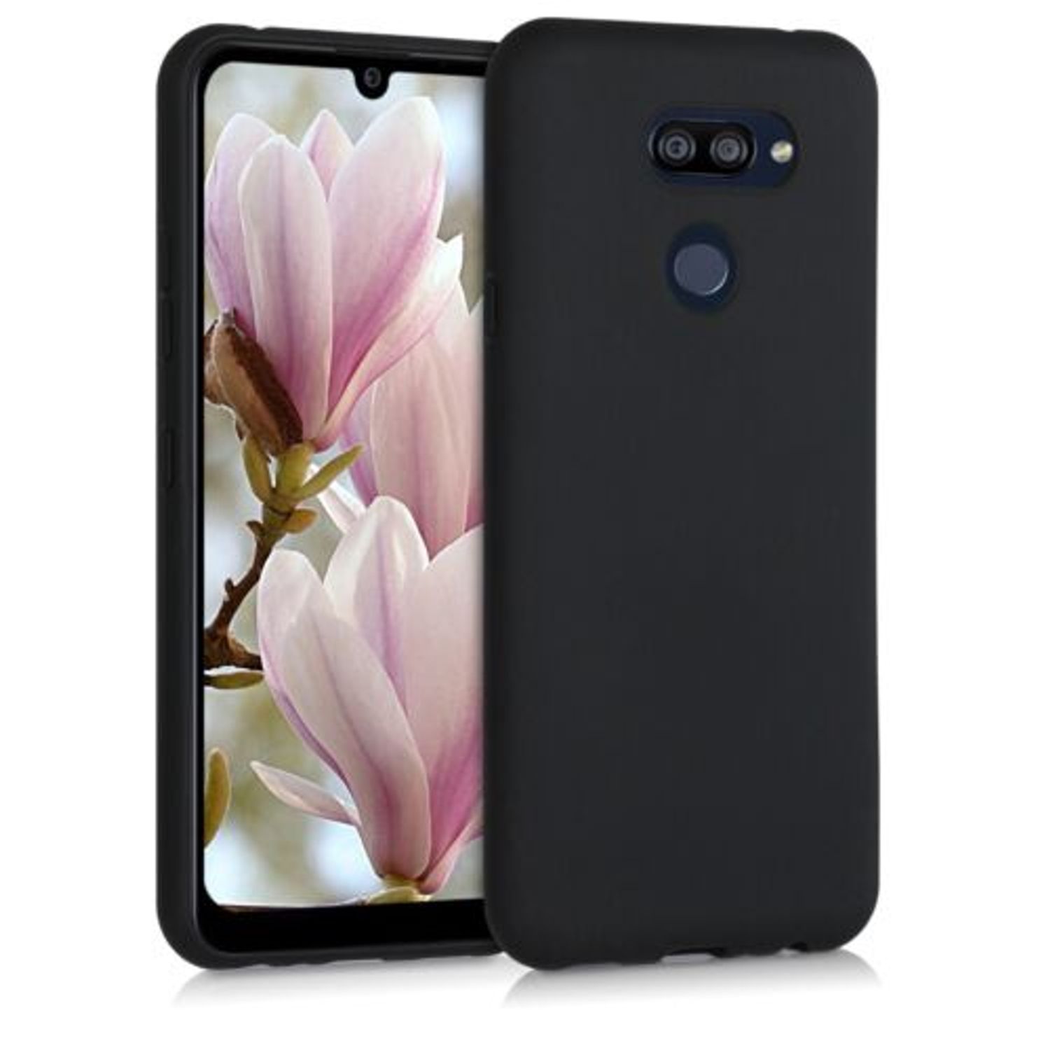 Husa pentru LG K40S, Silicon, Negru, 50485.47 fotografia produsului