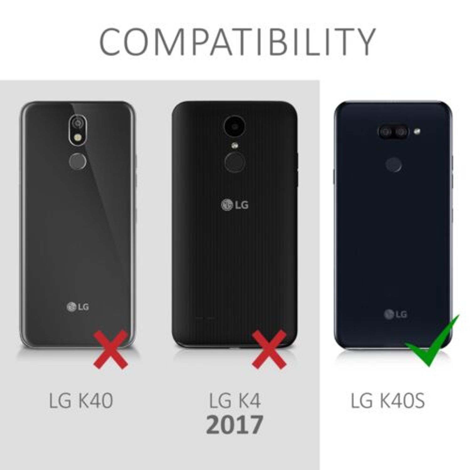 Husa pentru LG K40S, Silicon, Negru, 50485.47 fotografia produsului View 6 L