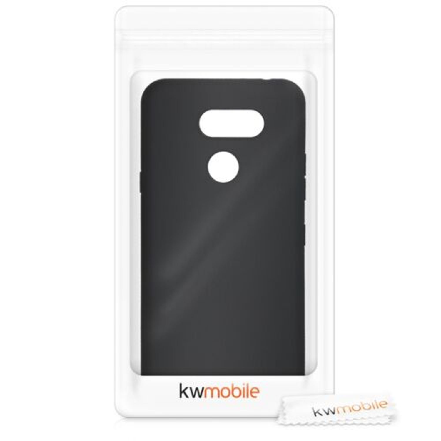 Husa pentru LG K40S, Silicon, Negru, 50485.47 fotografia produsului View 7 L
