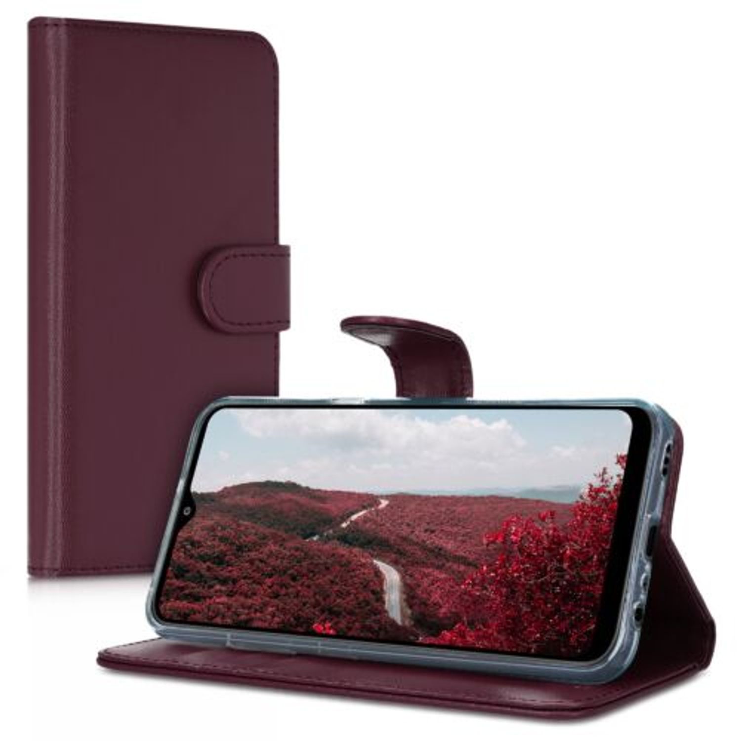 Husa pentru LG K41S, Piele ecologica, Violet, 51887.13 fotografia produsului View 2 L