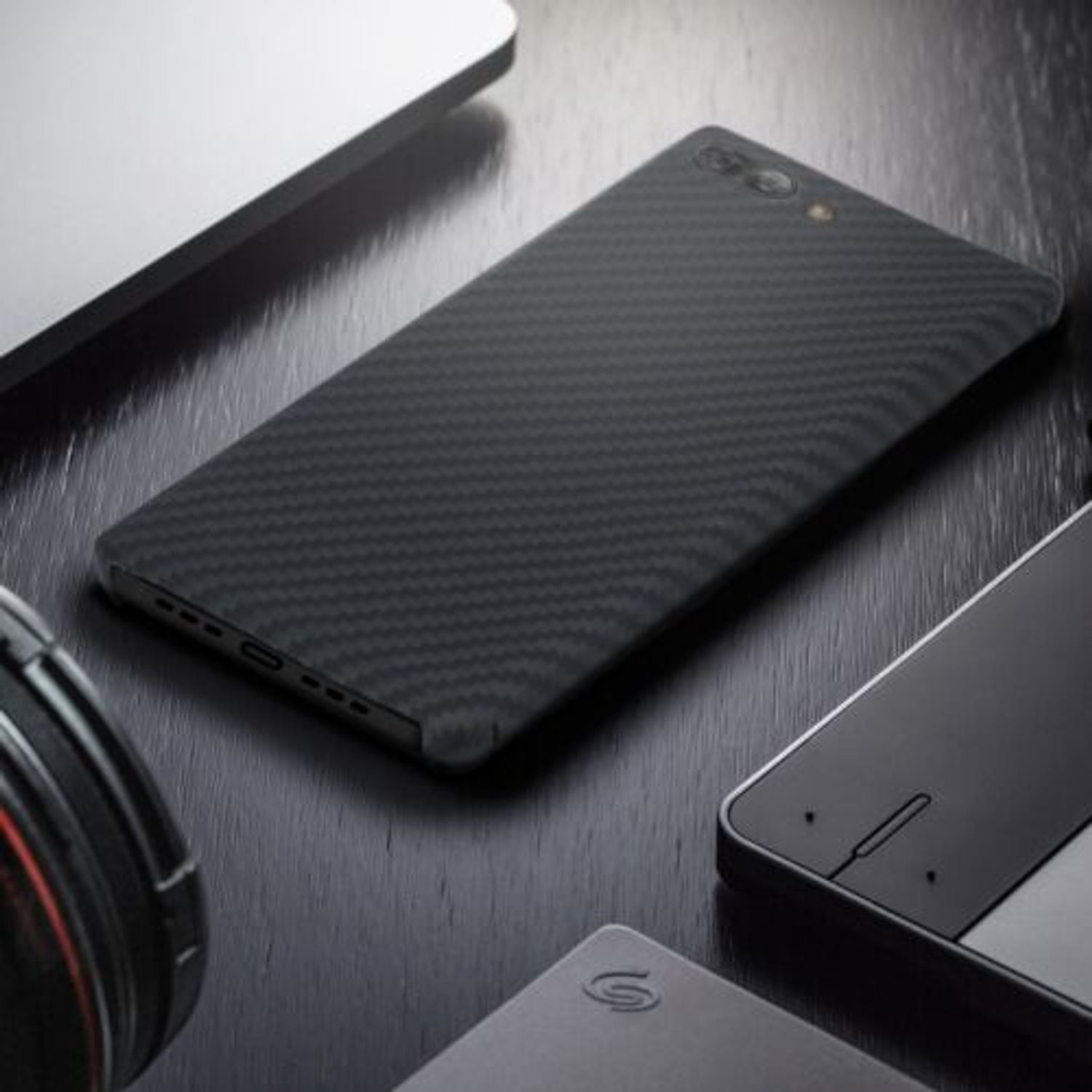 Husa pentru Blackberry Key2 LE, Aramida, Negru, 49692.47 fotografia produsului View 9 L