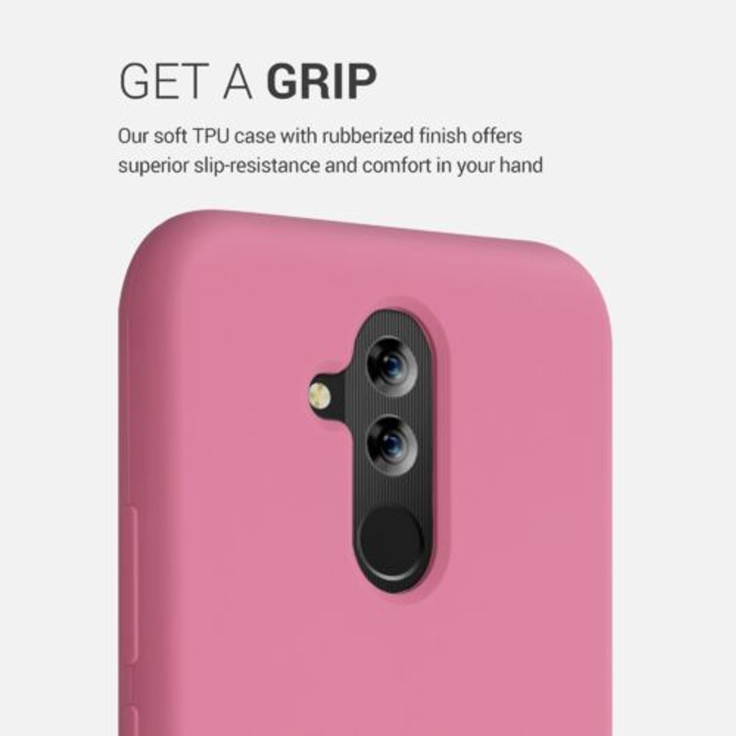 Husa pentru Huawei Mate 20 Lite, Silicon, Roz, 46310.212 fotografia produsului View 4 L