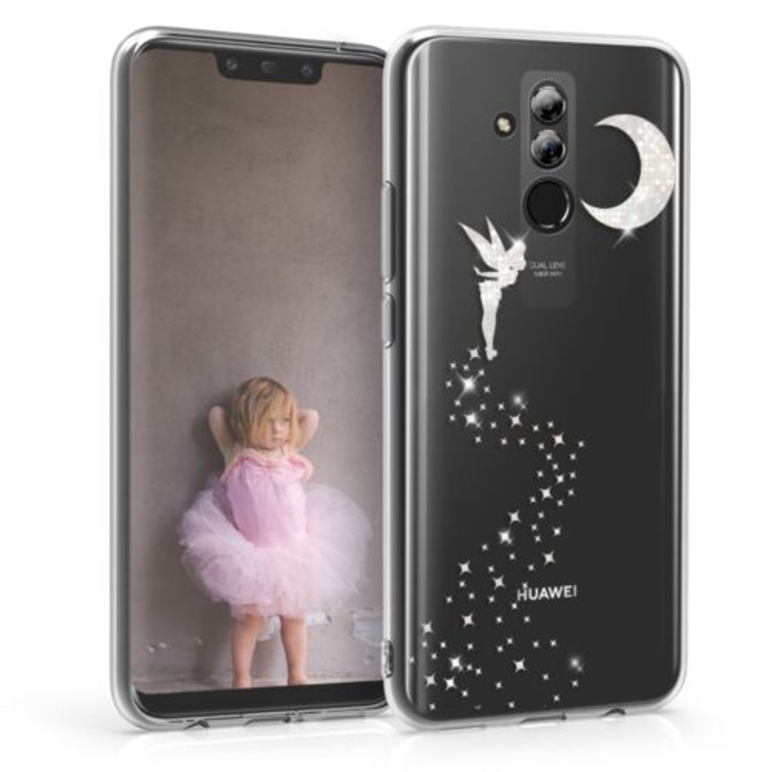 Husa pentru Huawei Mate 20 Lite, Silicon, Silver, 46201.33 fotografia produsului