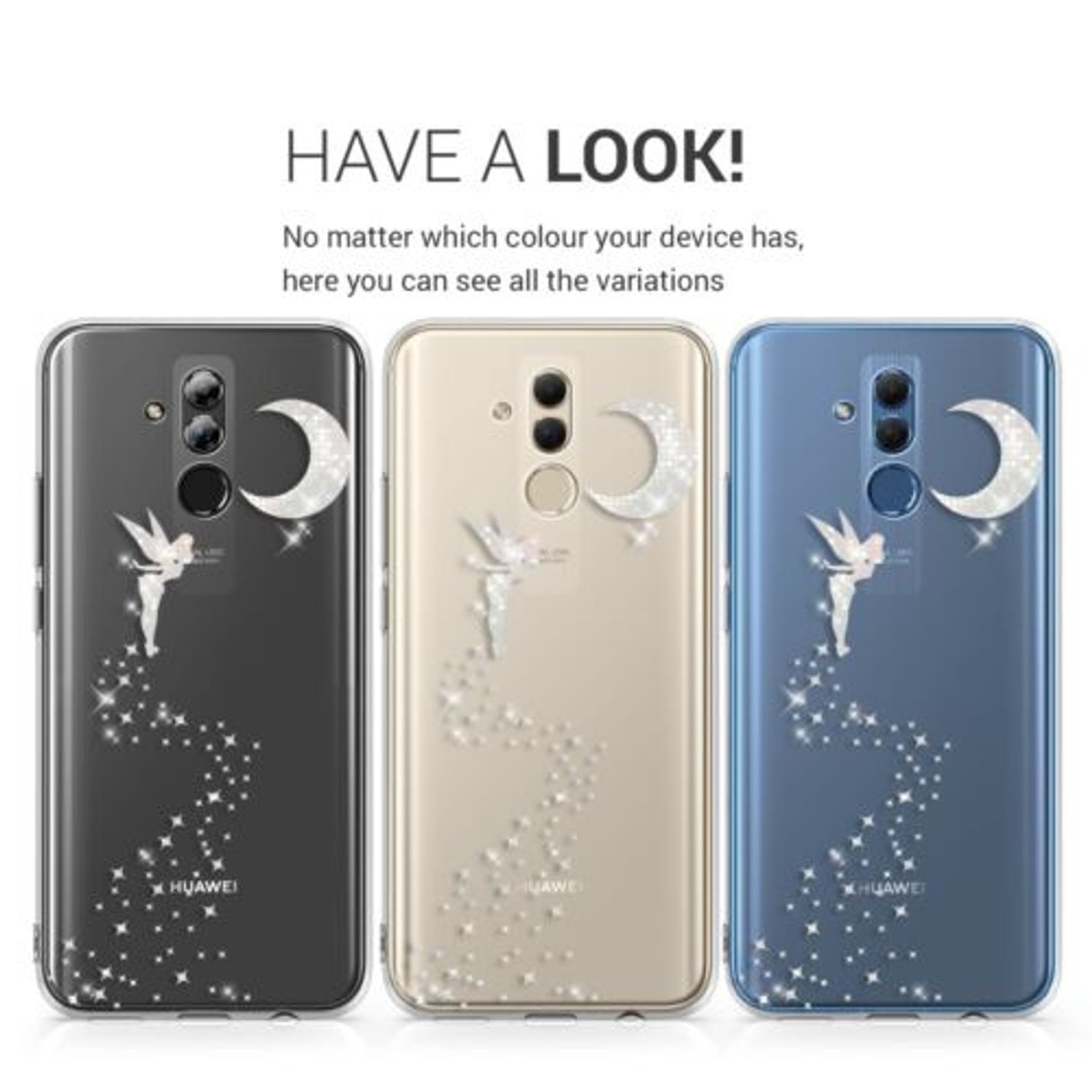 Husa pentru Huawei Mate 20 Lite, Silicon, Silver, 46201.33 fotografia produsului View 5 L